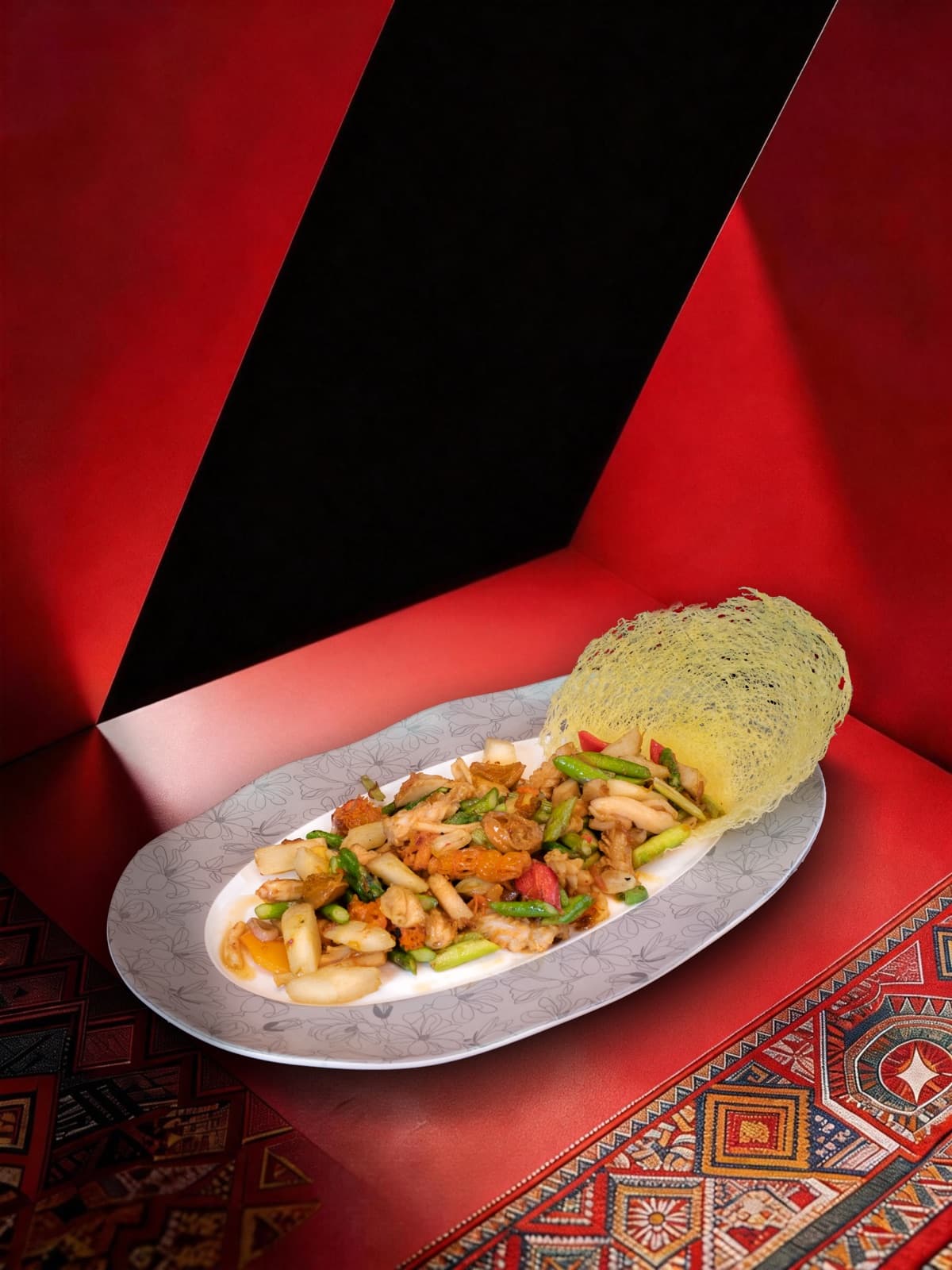 Stir-fried abalone