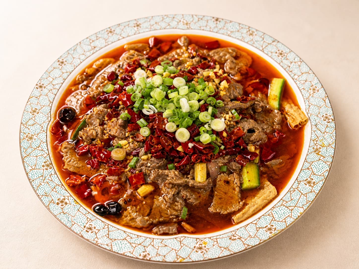 Sichuan water-boiled beef