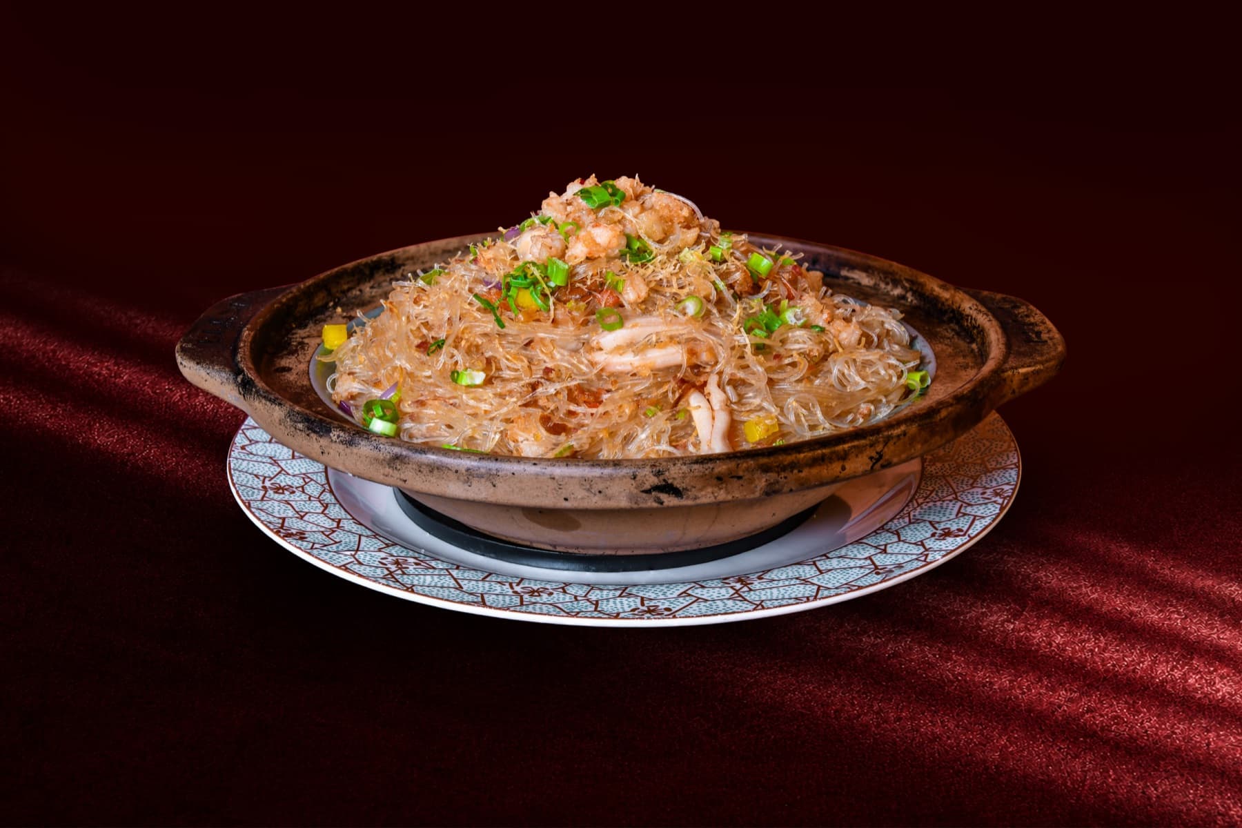 Claypot rice with cured meats