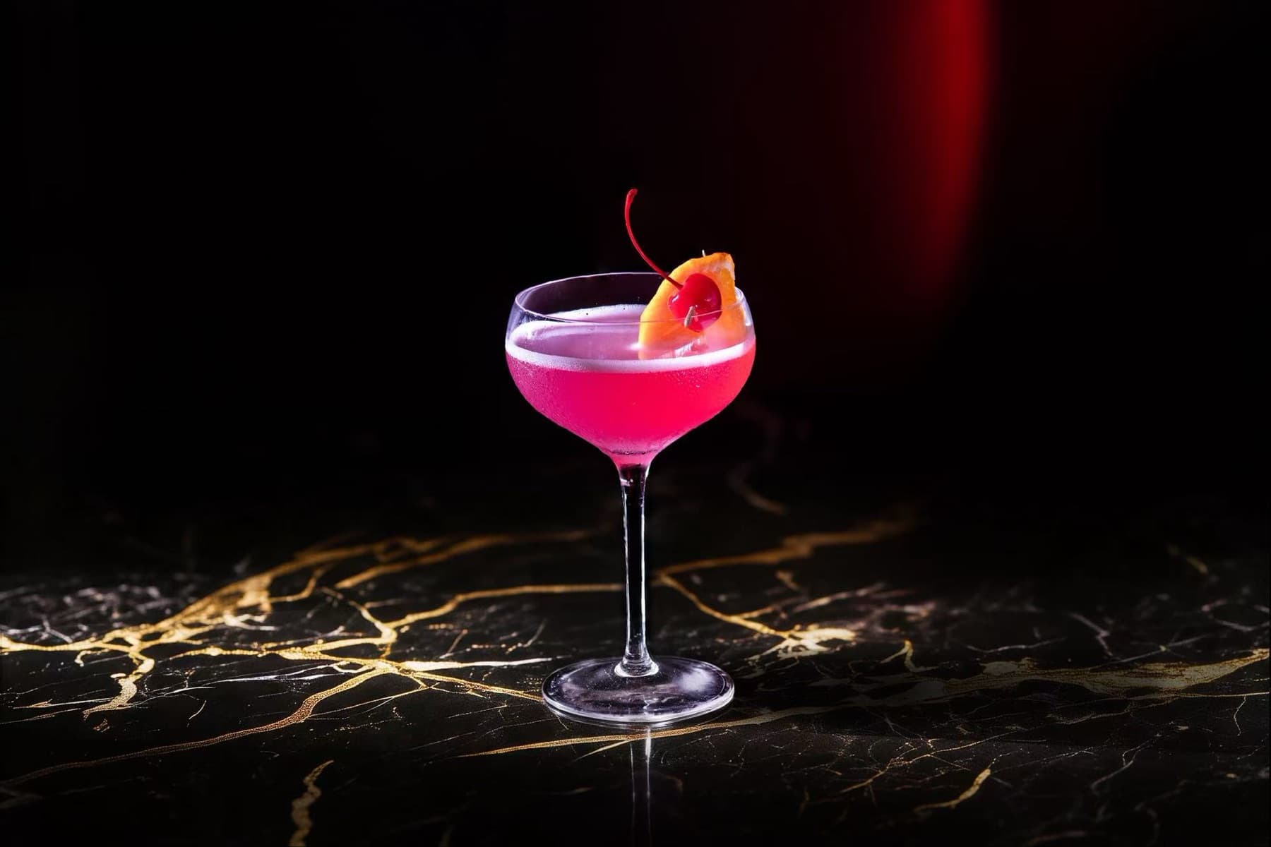 Blossom cocktail from the lounge bar